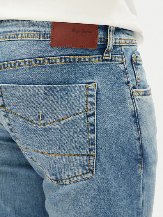 Pepe Jeans Pepe Jeans Blugi PM207393 Albastru Straight Fit