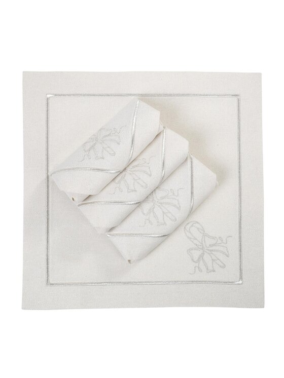 Roseberry Home Roseberry Home Serwetki Candy Cane Silverline Srebrny