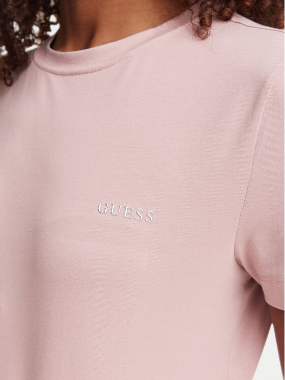 Guess Guess Тишърт V6RI07 J1314 Розов Regular Fit