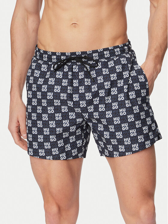 HUGO Szorty kąpielowe Aaron 50556792 Granatowy Regular Fit