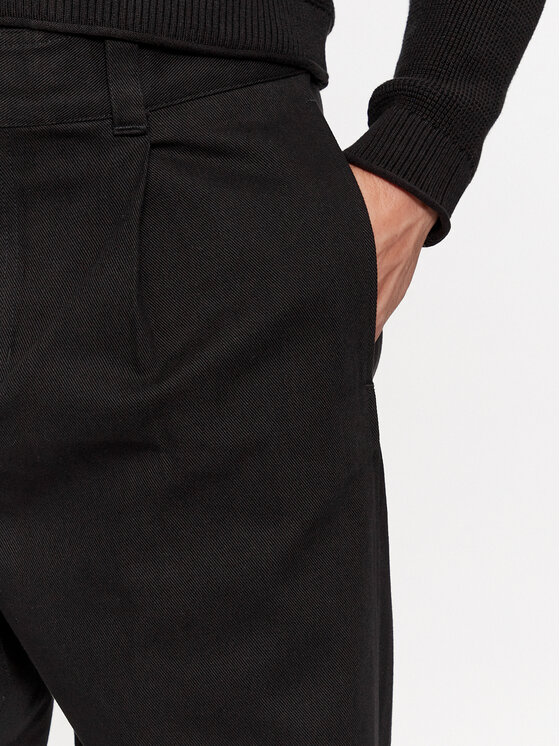 Calvin Klein Jeans Calvin Klein Jeans Szövet nadrág J30J324038 Fekete Regular Fit