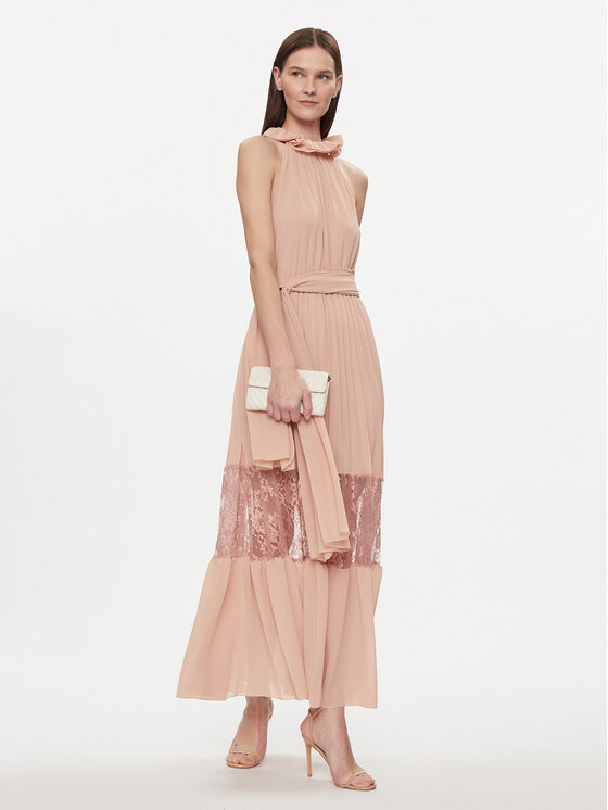 Kontatto Kontatto Abendkleid SU301 Rosa Regular Fit