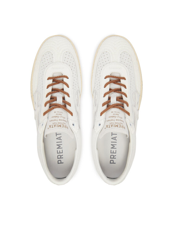 Premiata Premiata Sneakersy Davidd Var 8294 Biela