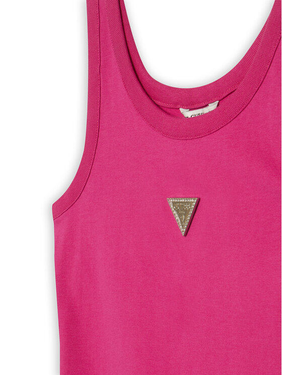 Guess Guess Každodenní šaty J6GK30 J1314 Růžová Slim Fit