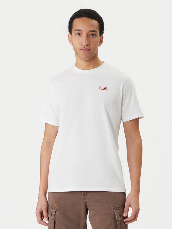 Hunter Tricou Essentials HARM0085252 Alb Regular Fit