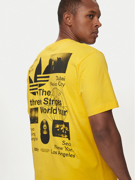 Tee shirt adidas jaune homme on sale