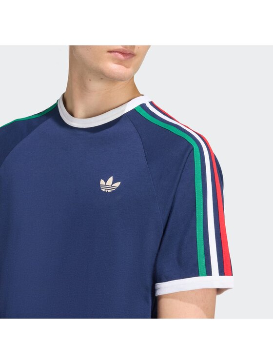 adidas adidas Majica 3-Stripes KE3536 Mornarsko modra Regular Fit