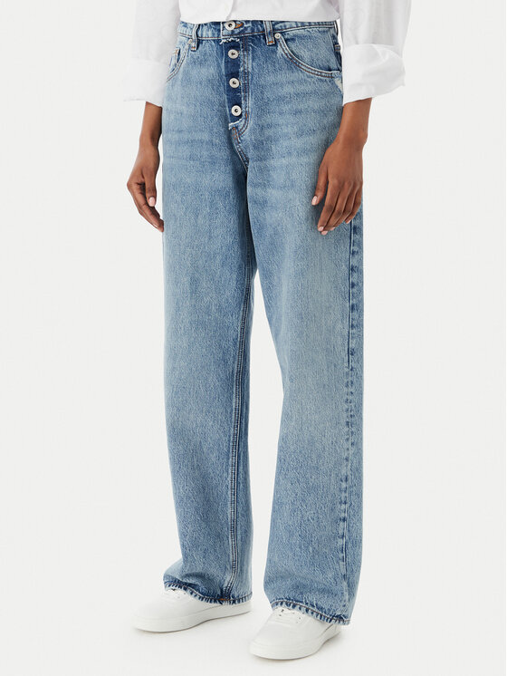 HUGO HUGO Jeans hlače Leni 50559617 Modra Loose Fit