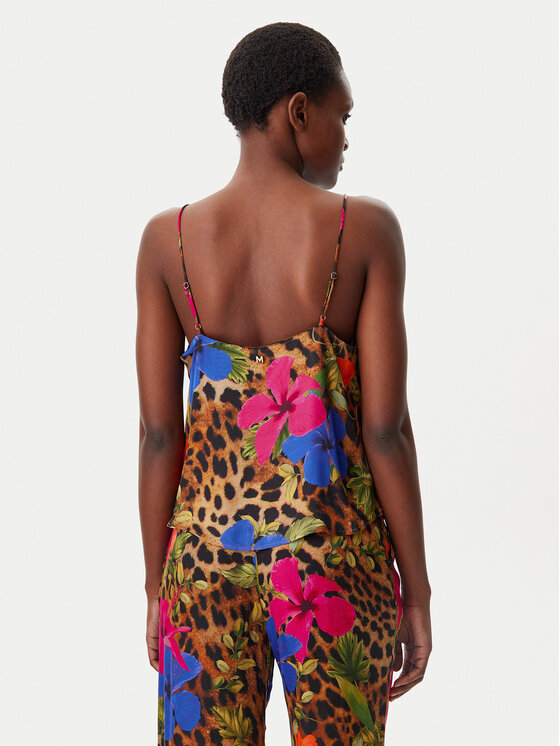 LOLA CASADEMUNT LOLA CASADEMUNT Top MS2515034 Kolorowy Regular Fit