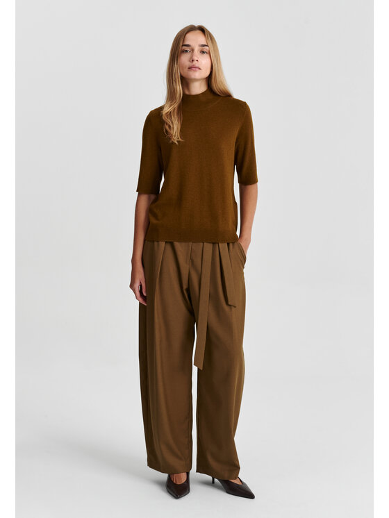 TATUUM TATUUM Sweter ELIN Khaki Classic Fit