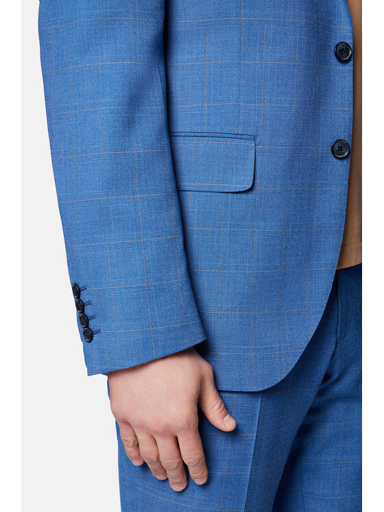 Lancerto Lancerto Garnitur Albenga GA073124000001 Niebieski Slim Fit