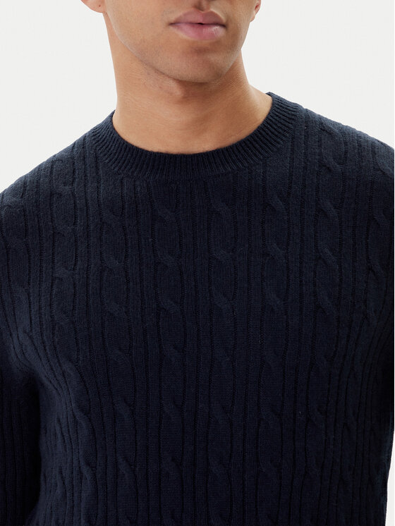 BOSS BOSS Sweter H-Hetico 50549975 Granatowy Regular Fit