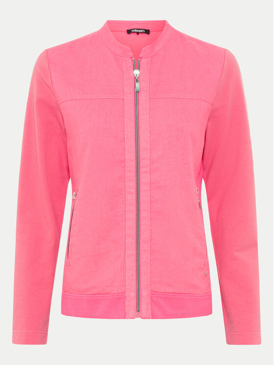 Olsen Olsen Bluza 11201572 Różowy Regular Fit