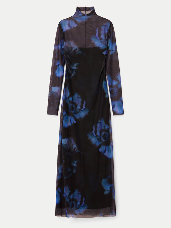 Desigual Desigual Rochie de zi Nueva Orleans 24WWVK54 Albastru Slim Fit