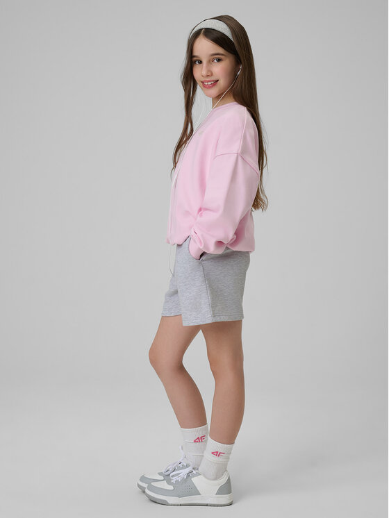 4F 4F Szorty sportowe BASIC+ Szary Oversize