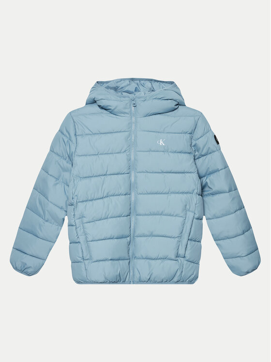 Calvin Klein Jeans Calvin Klein Jeans Žieminė striukė Inst Logo IB0IB02174 Mėlyna Regular Fit