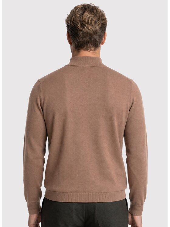 Pako Lorente Pako Lorente Sweter P26WN-2X-009 Brązowy Regular Fit