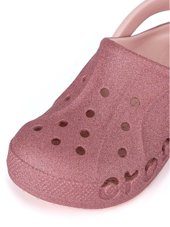 Crocs Crocs Чехли BAYA GLITTER CLOG TODDLERS 207014-6SR Розов