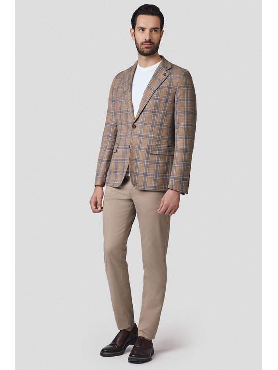 Lancerto Lancerto Chinosy Mikkeli SP082125000016 Beżowy Regular Fit