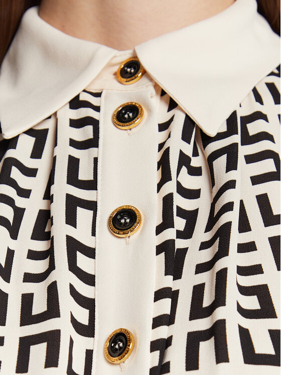 Vestito chemisier AB-356-31E2-V520 Écru Regular