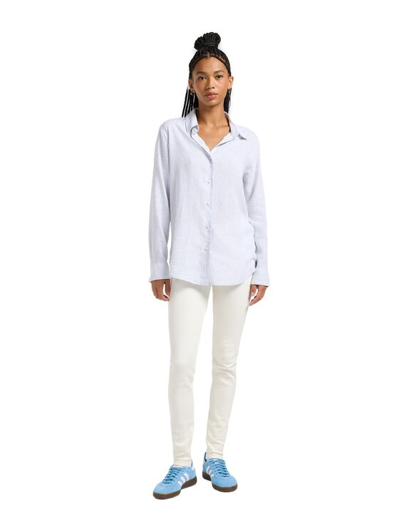 Lee Lee Koszula 112363628 Niebieski Regular Fit