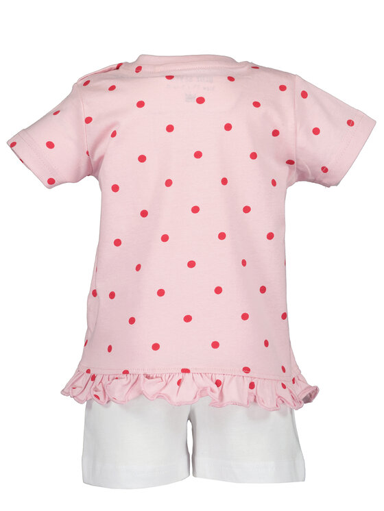 Blue Seven Blue Seven Completo T-shirt e pantaloncini 914513 X Rosa