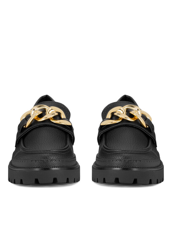 DeeZee DeeZee Loafersy 23038T259 Czarny