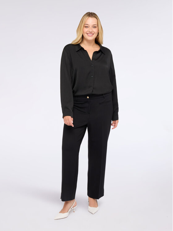 Fiorella Rubino Fiorella Rubino Camicia 5100L000159N033 Nero A-Line Fit