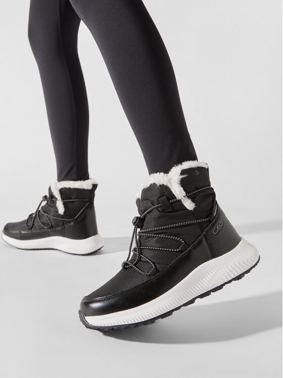 CMP CMP Śniegowce Sheratan Wmn Lifestyle Shoes Wp 30Q4576 Czarny