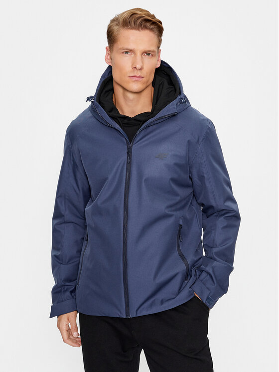 4F 4F Outdoor jakna 4FAW23TTJAM304 Tamnoplava Regular Fit
