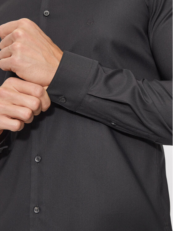 Calvin Klein Calvin Klein Hemd K10K113182 Schwarz Slim Fit