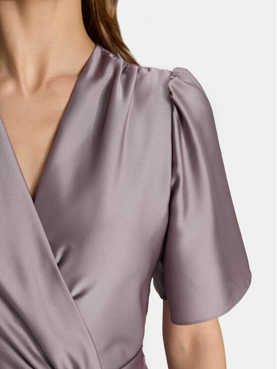 Swing Swing Φόρεμα κοκτέιλ 5AJ04000 Μωβ Regular Fit