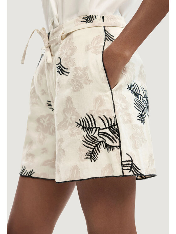 Desigual Desigual Τζιν σορτσάκια PANT_HONO Μπεζ Casual Fit