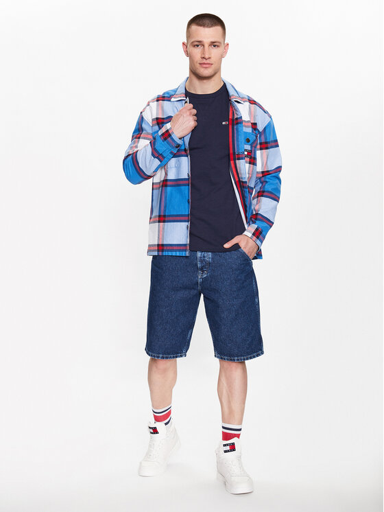 Tommy Jeans Tommy Jeans Тишърт DM0DM16882 Тъмносин Regular Fit