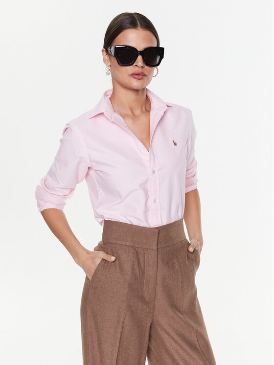 Polo Ralph Lauren Polo Ralph Lauren Cămașă 211891377002 Roz Regular Fit