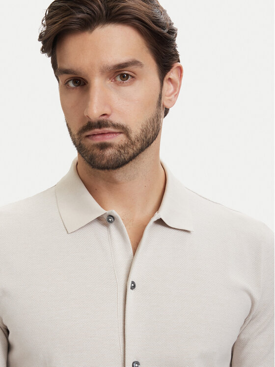 BOSS BOSS Krekls H-Powell 102 50560014 Bēšs Regular Fit