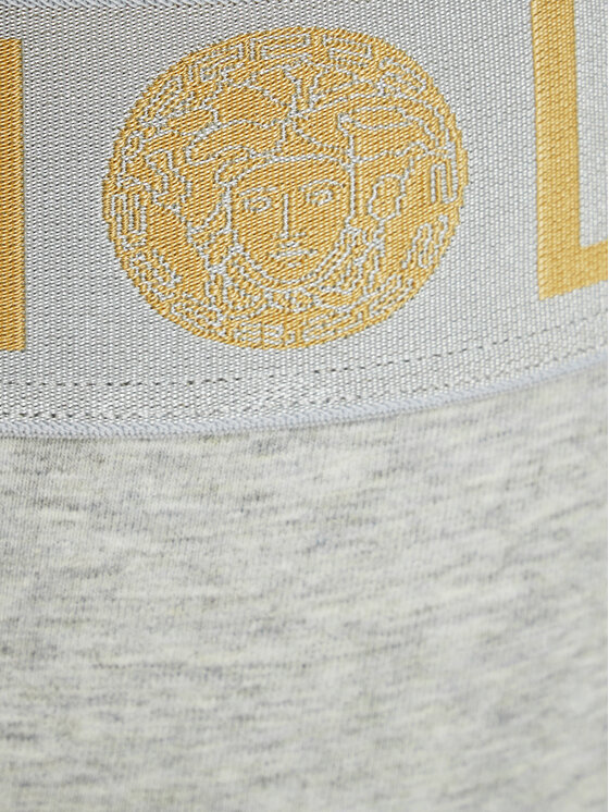 Versace Versace Klasične spodnje hlačke Greca 1001381 Siva