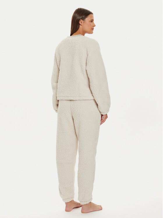 DKNY DKNY Pyžamo YI90022 Écru Regular Fit