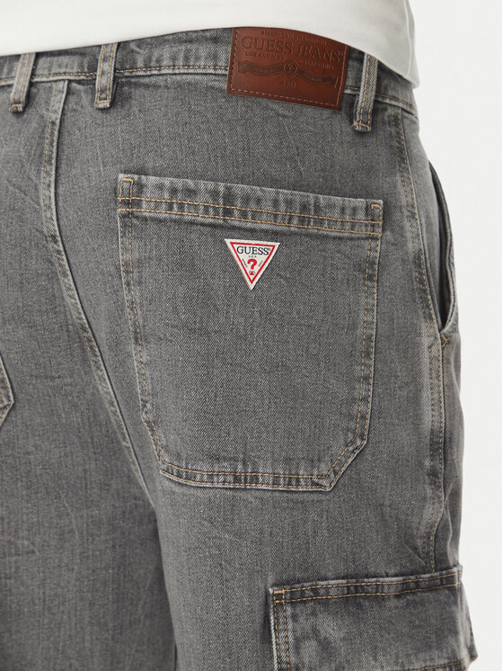 Guess Jeans Guess Jeans Jeansy M5GA88D5LW2 Szary Relaxed Fit