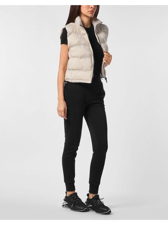 Plein Sport Plein Sport Gilet 22961 Bianco Regular Fit
