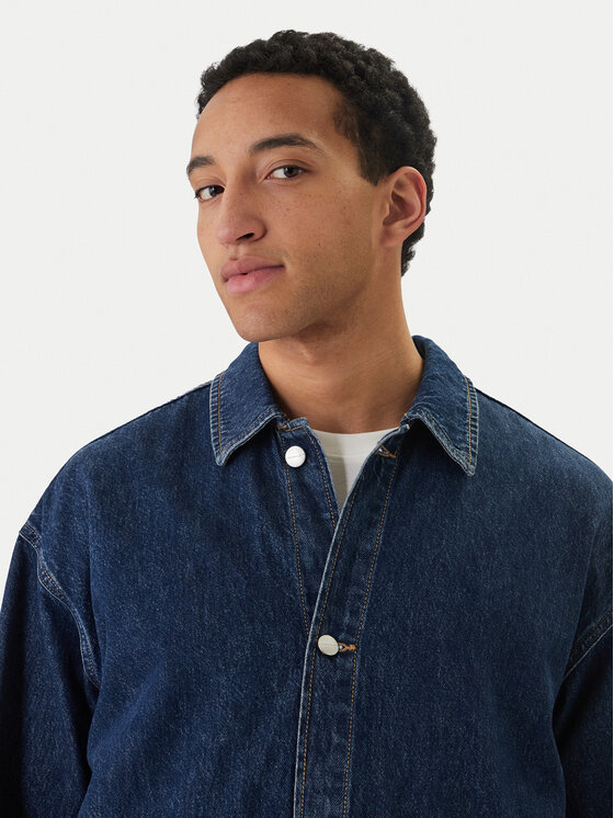 Jack & Jones Jack & Jones Koszula jeansowa Cambridge 12293585 Granatowy Oversize
