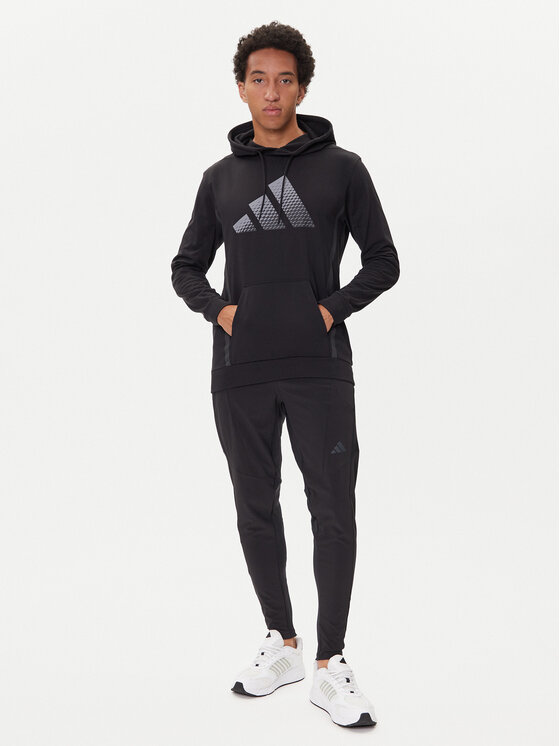 adidas adidas Μπλούζα Game & Go Training Big Logo JM3050 Μαύρο Regular Fit