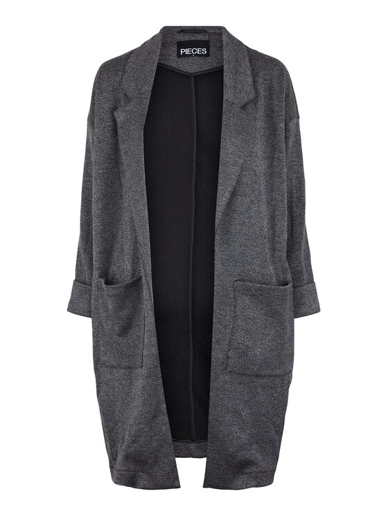 Pieces Pieces Prijelazni kaput 17090175 Siva Regular Fit