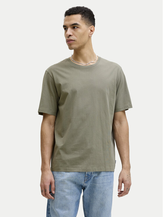 Jack & Jones Jack & Jones T-shirt Organic Basic 12156101 Zelena Regular Fit