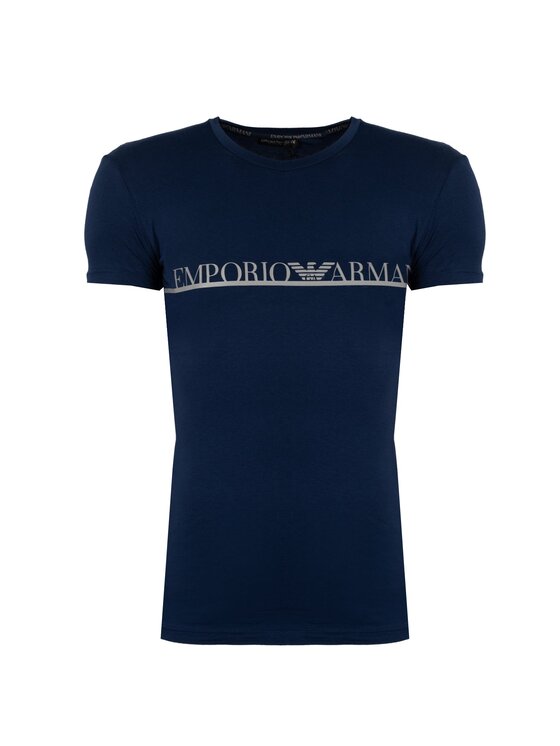 Emporio Armani Emporio Armani T-Shirt 1110353F729 Modrá Slim Fit