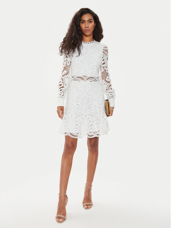 Morgan Morgan Coctailkleid 232-ROSLO Écru Slim Fit
