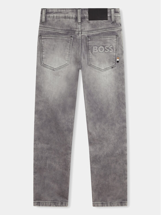 BOSS Boss Jeansy J50688 S Szary Regular Fit