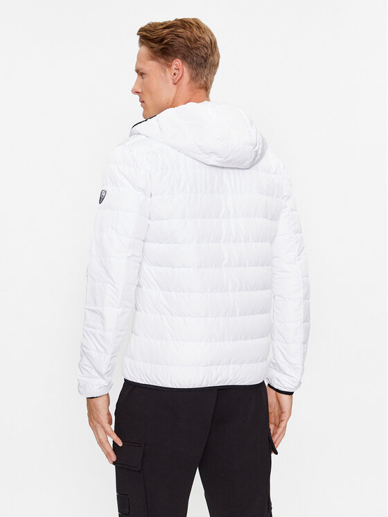 EA7 Emporio Armani EA7 Emporio Armani Kurtka puchowa 8NPB14 PNE1Z 1100 Biały Regular Fit