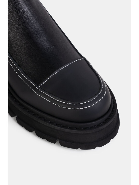Emporio Armani Emporio Armani Polokozačky X3M363 XN983 Černá
