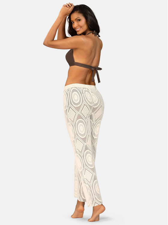 Feba Feba Pantaloni di tessuto F234 Écru